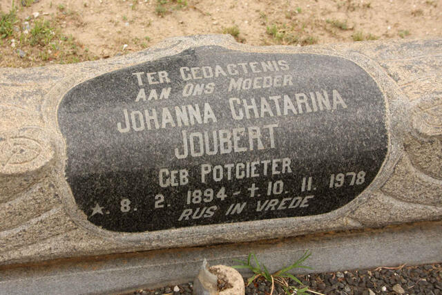 JOUBERT Johanna Chatarina nee POTGIETER 1894-1978