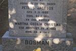BOSMAN Petrus Jacobus 1889-1961 & Martha Cecilia Christina MOSTERT 1892-1962
