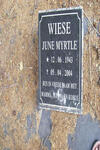WIESE June Myrtle 1943-2004