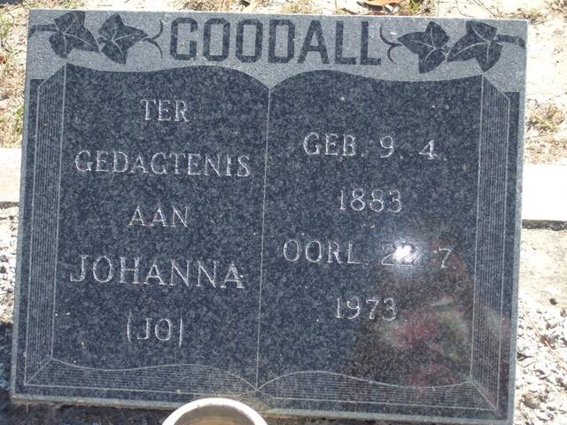 GOODALL Johanna 1883-1973