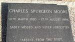 MOORE Charles Spurgeon 1920-1994