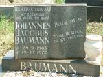 BAUMANN Johannes Jacobus 1903-1972