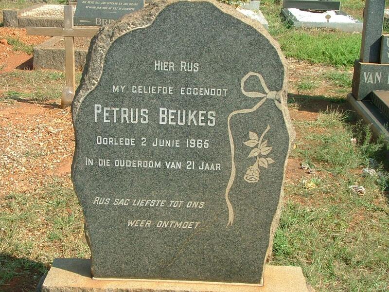 BEUKES Petrus -1965