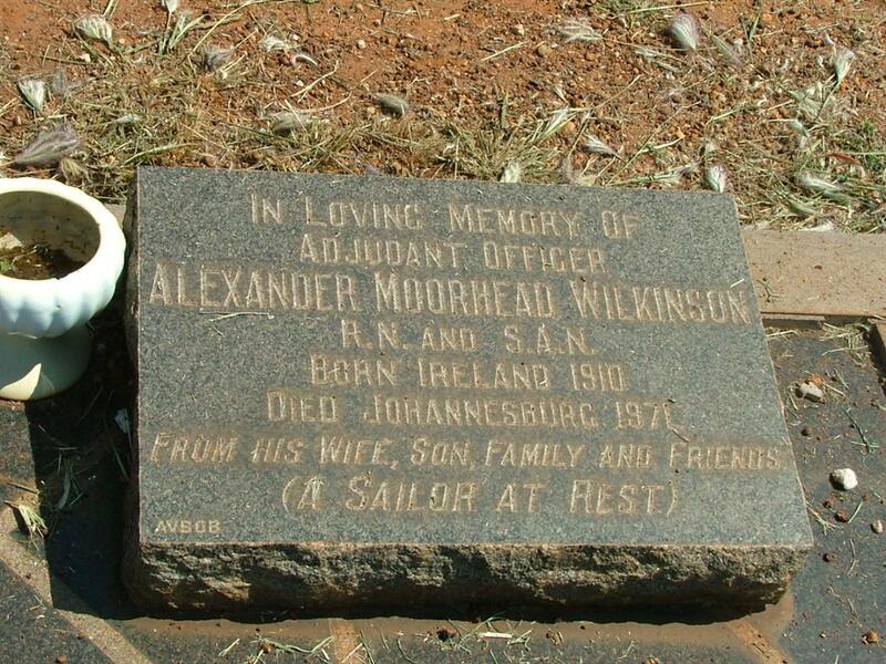 WILKINSON Alexander Moorhead 1910-1971