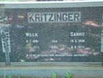 KRITZINGER Willie 1891-1975 & Sannie 1898-1973