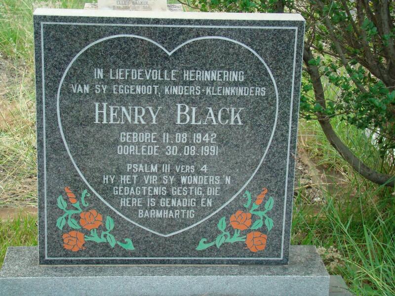 BLACK Henry 1942-1991