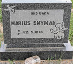 SNYMAN Marius 1978-1978