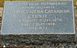CRONJE Lea Magdalena Catharina nee BOSHOFF 1870-1948