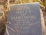 KRAAYENBURG Gert F.A., van 1881-1968