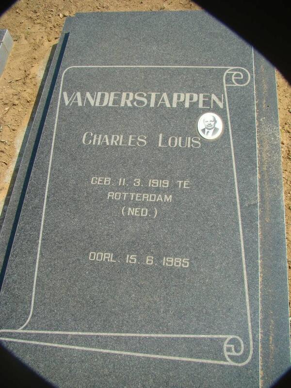 STAPPEN Charles Louis, van der 1919-1985