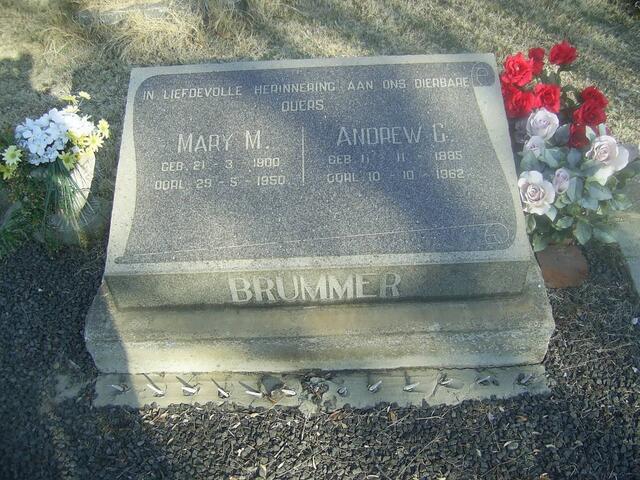 BRUMMER Andrew C. 1885-1962 & Mary M. 1900-1950