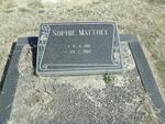 MATTHEE Sophie 1910-1982