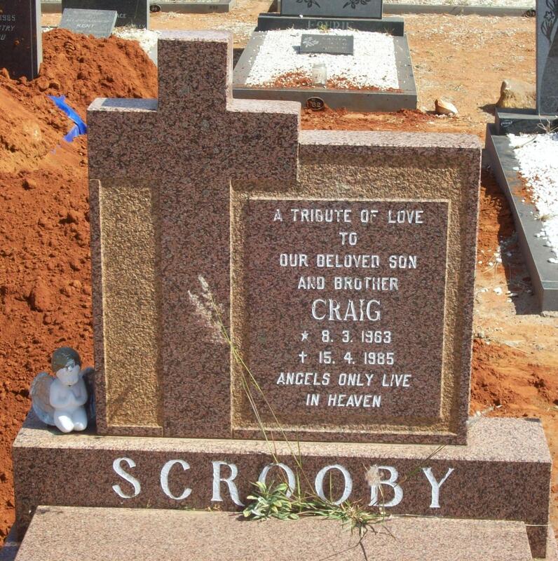 SCROOBY Craig 1963-1985