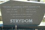 STRYDOM Theunis Jacobus 1865-1962 & Anna Christina 1871-1962