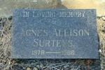 SURTEES Agnes Allison 1879-1966