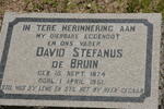 BRUIN David Stefanus, de 1874-1951