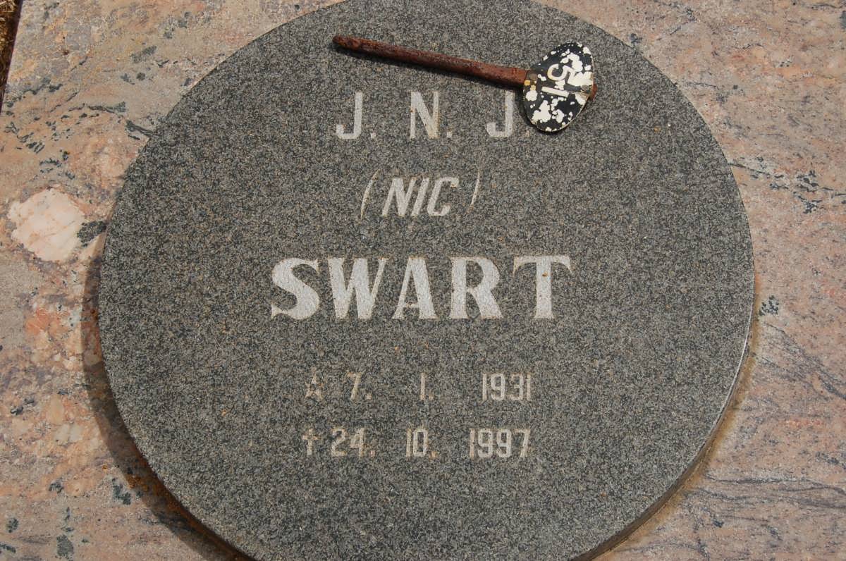 SWART J.N.J. 1931-1997