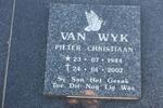 WYK Pieter Christiaan, van 1944-2002