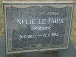 ROUX Nelie, le nee BEKKER 1903-1983