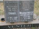 VENTER Gabriel 1908-1985 & Magdalena G.C. VAN STRAATEN 1915-1995