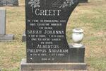 GREEFF Albertus Philippus Abraham 1921-1982 & Sarah Johanna 1909-1969