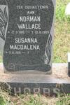HOBBS Norman Wallace 1918-1989 & Susanna Magdalena 1919-
