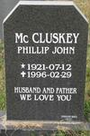 McCLUSKEY Phillip John 1921-1996