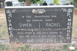 VOS Owen, de 1924-1974 & Rachel 1911-1954