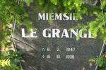 GRANGE Miemsie, le 1947-1998