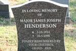 HENDERSON James Joseph 1914-1998