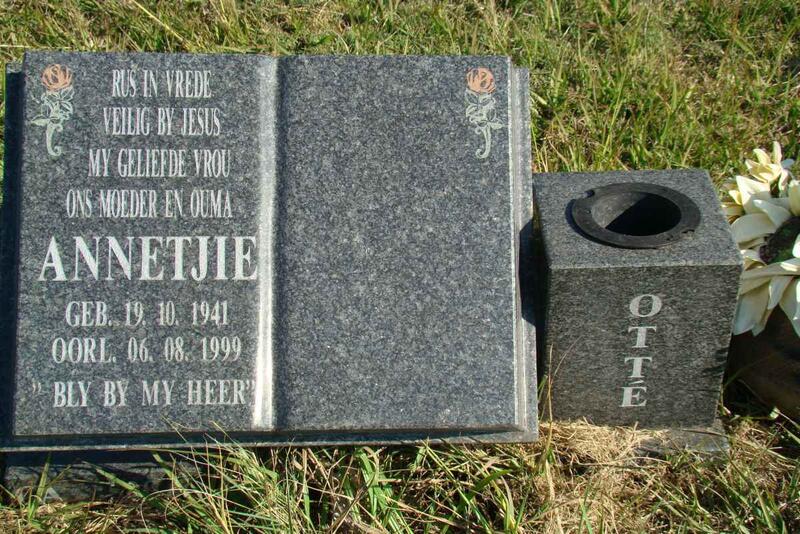 OTTE Annetjie 1941-1999