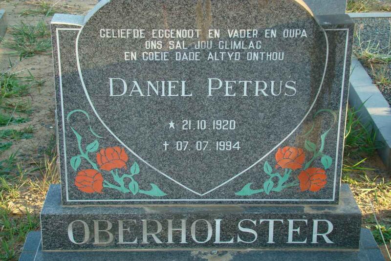 OBERHOLSTER Daniel Petrus 1920-1994