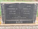 KOCH Frederick W. 1914-1965 & Engela B. 1918-1970