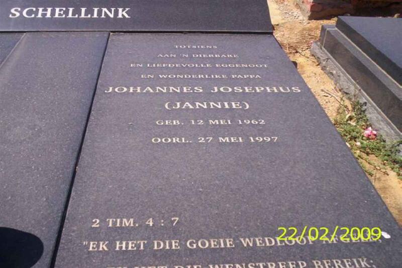 SCHELLINK Johannes Josephus 1962-1997