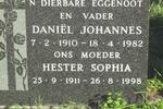WAAL Daniel Johannes, de 1910-1982 & Hester Sophia 1911-1998