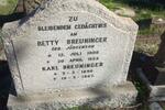 BREUNINGER Karl 1890-1967 & Betty JORGENSON 1906-1958