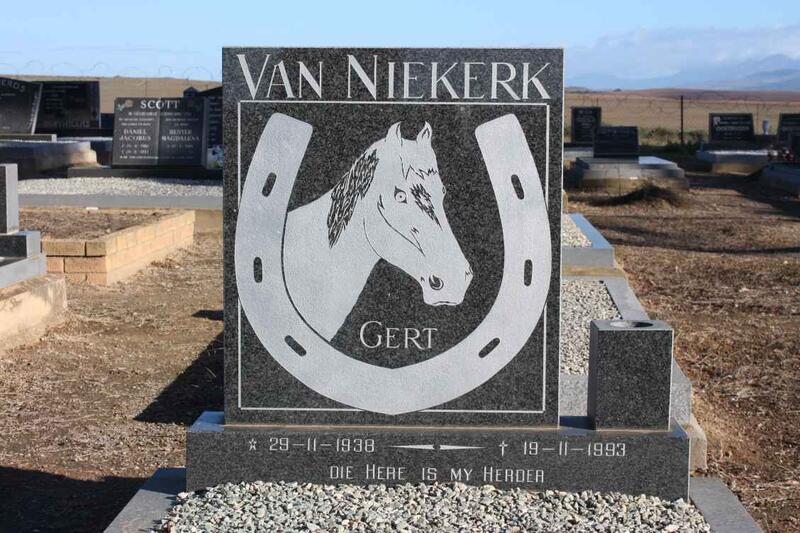 NIEKERK Gert, van 1938-1993