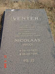 VENTER Nicolaas 1933-1998