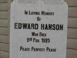 HANSON Edward -1925