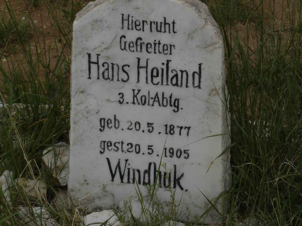 HEILAND Hans 1877-1905