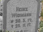 WIDMANN Heinz 1914-1917