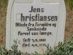 CHRISTIANSEN Jens 1881-1926