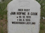 COOK Jan Hofmeyr 1915-1916