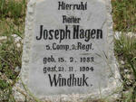 HAGEN Joseph 1883-1904