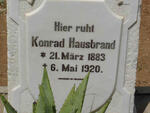 HAUSBRAND Konrad 1883-1920