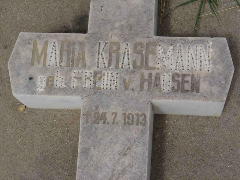 KRASEMANN Maria nee FREIN V. HAUSEN -1913
