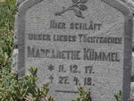 KÜMMEL Margarethe 1917-1918