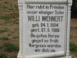 WEHNERT Willi 1904-1926