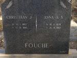 FOUCHÉ Christiaan J. 1867-1941 & Anna A.S. 1876-1957
