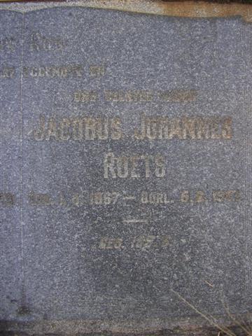 ROETS Jacobus Johannes 1867-1947
